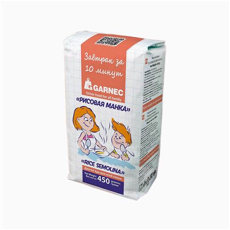 Крупка Рисовая манка, Гарнец, 450 гр | FoodPort Market