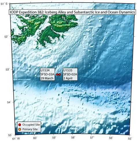 Iodp Jrso Expeditions Iceberg Alley And Subantarctic Ice And Ocean