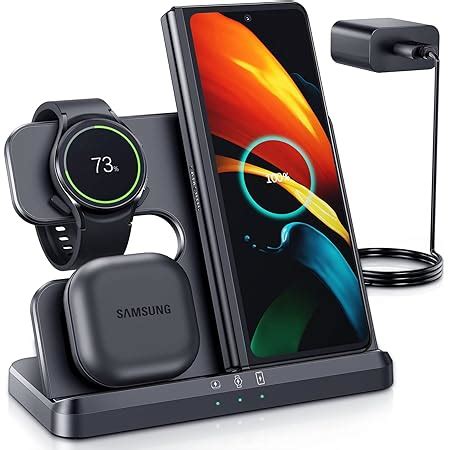 3 In 1 Wireless Charger 15W Charging Station Dock For Samsung Galaxy