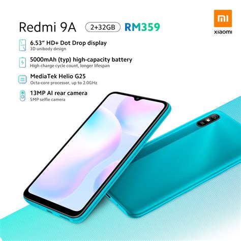 Xiaomi Redmi 9A Caracteristicas Precio Y Especificaciones