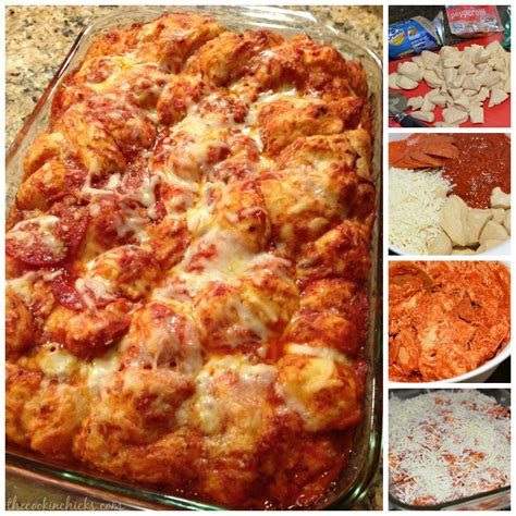 Bubble Up Pizza Casserole - The Cookin Chicks