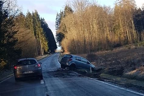 Le Verglas Provoque Plusieurs Accidents En Province De Luxembourg L