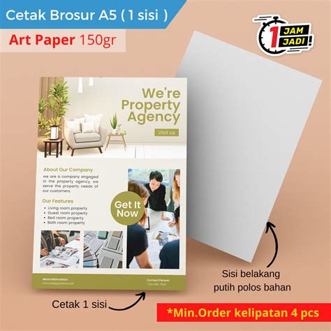 Jual Cetak Brosur A Flyer Brosur Makanan Brosur Laundry Brosur