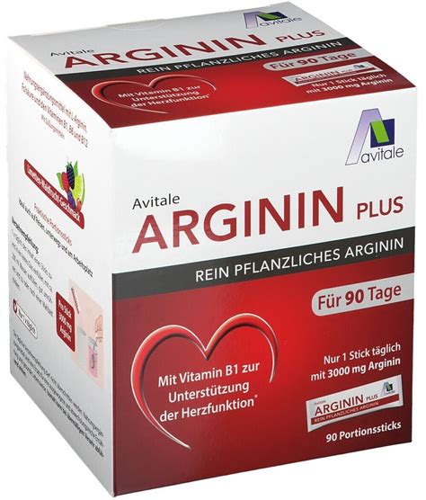 Avitale Arginin Plus Vitamin B1 B6 B12 Folsäure Sticks Ab 17 99