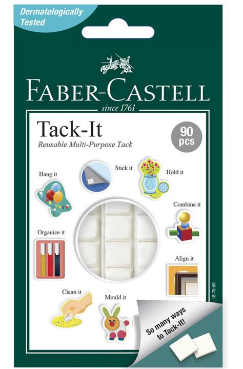 Heftemasse Fabercastell Tack It G Hvit Ark Bokhandel