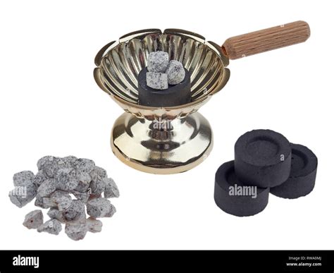 A Simple Romanian Orthodox Censer Or Incense Burner With Incense Bits
