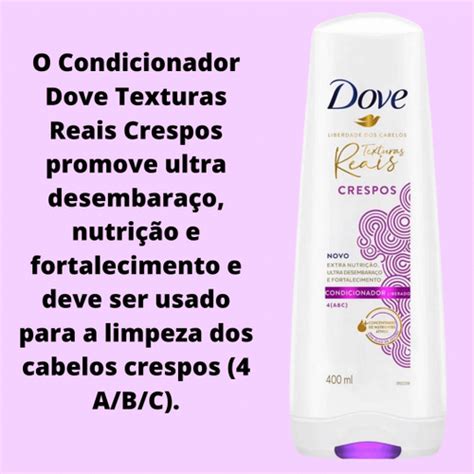 Kit Dove Texturas Reais Cabelo Crespos Óleo Jojoba no Shoptime