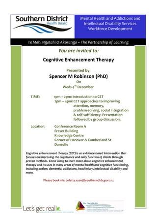 Cognitive Enhancement Therapy Pdf