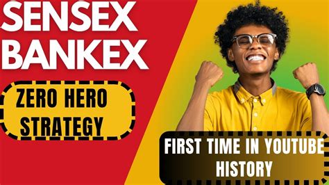 Sensex Zero Hero Strategy Best Safe Expiry Strategy Trading