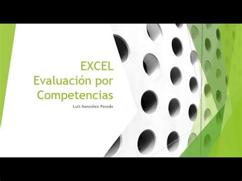 EXCEL Evaluación Trimestral LOMLOE YouTube