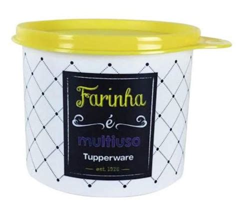 Tupperware Redondinha Farinha Bistrô 500ml Pote Magazine Luiza