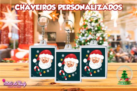 Chaveiro Personalizado Natal Elo Produtos Especiais