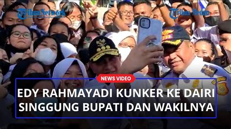 Kunker Ke Dairi Eddy Rahmayadi Singgung Bupati Dan Wakilnya Suka Kali