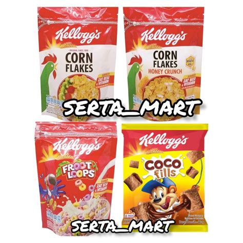 Jual Kellogg S Corn Flakes 60gr Kelloggs Froot Loops Pouch 55gr