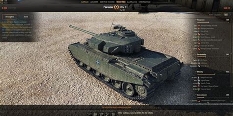 World of Tanks Strv 81 9.17.1 HD Model Pictures | MMOWG.net
