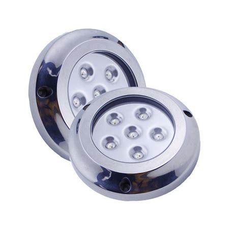 Underwater Stainless Steel Surface Mounted Rgbw Spectrum Marine Lamp