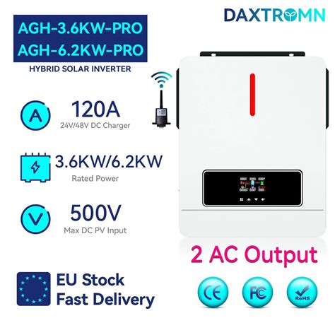 Daxtromn Hybrid Solar Inverter Dual Output Kw Kw Grid Tie