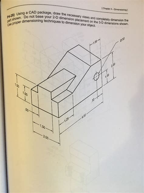 Solved Chapter 4 Dimensioning O Dimensions Shown P4 16 Chegg