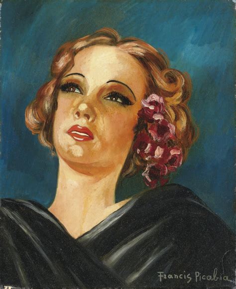 Francis Picabia 1879 1953 Tete De Femme 59 X 48 Cm Portrait