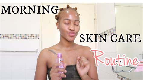 Affordable Morning Skin Care Routine For Acne Prone Skin South African Youtuber Youtube