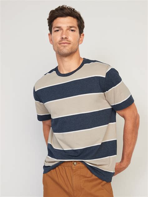 Soft Washed Bold Stripe T Shirt For Men Old Navy