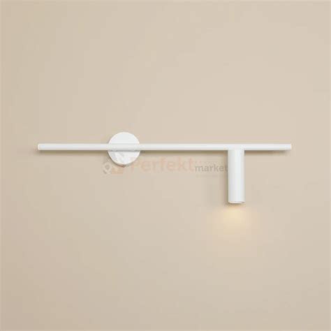 Lampa ścienna dasignerski kinkiet TREVO WALL ALL WHITE prawy 1104C 2