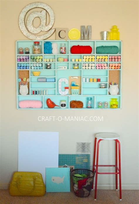 Diy Craft Cubby Wall Craft Room Storage Craft Organization Craft