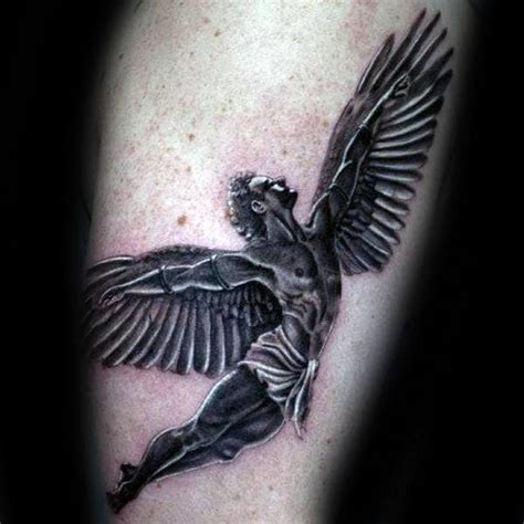 60 Icarus Tattoo Designs For Men Manly Greek Mythology Ideas