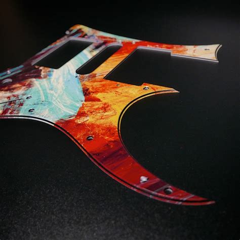 Ibanez Pickguard Artistic Splashes 1 RG Series Jem Etsy