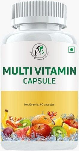 Multivitamin Capsules Pack Of 60 Capsules Efficacy Promote Nutrition