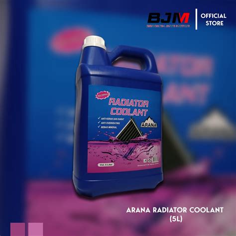 Jual Radiator Coolant ARANA Air Pendingin 5 Liter Galonan Merah