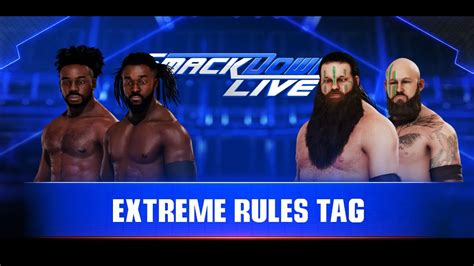 WWE EXTREME RULES USOS VS VIKING RAIDERS SMACKDOWN YouTube