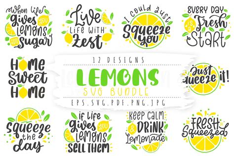 Lemon Svg Lemons Svg Lemonade Svg Hello Summer Svg Po