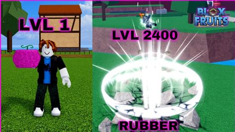 Reworked Rubber Devil Fruits I Reached Max In Blox Fruits Youtube