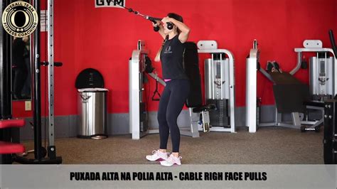 Puxada Alta Na Polia Alta Cable Righ Face Pulls Youtube