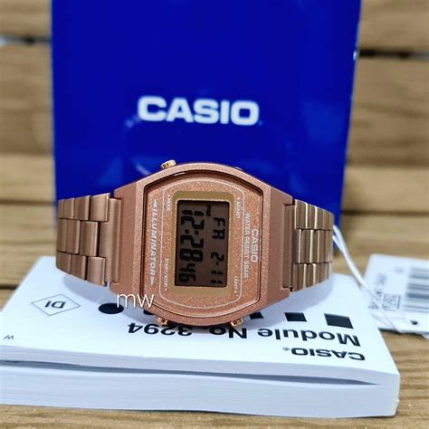 New Casio Vintage Rose Gold Digital Stainless Steel Watch B640WC 5ADF