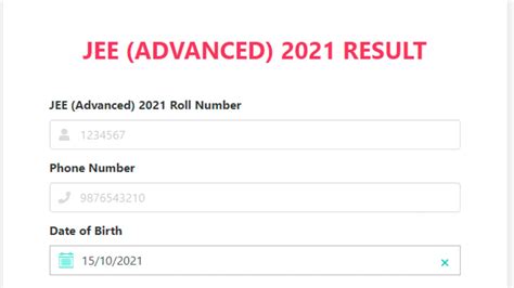 JEE Advanced 2021 Result Declared At Jeeadv Ac In Hindustan Times