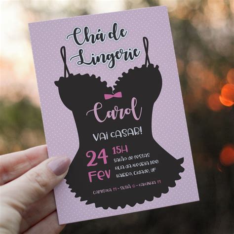 Convite Digital Lingerie Elo Produtos Especiais