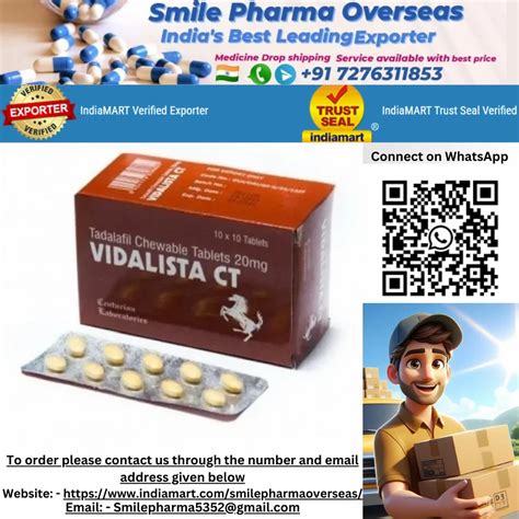 Tadalafil Chewable Tablet Mg Vidalista At Rs Stripe Erectile