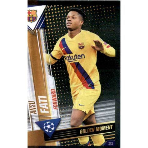 Cromos De Ansu Fati Golden Moment De Topps Match Attax