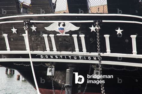 Rear Of The USS Constitution At The USS Constitution Museum Boston USA