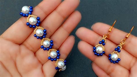 Beads Jewelry Making For Beginners Bracelet Earrings Handmade