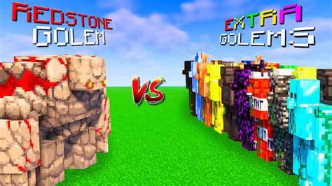 Redstone Golem Vs All Golems Redstone Golem Vs All Extra Golems