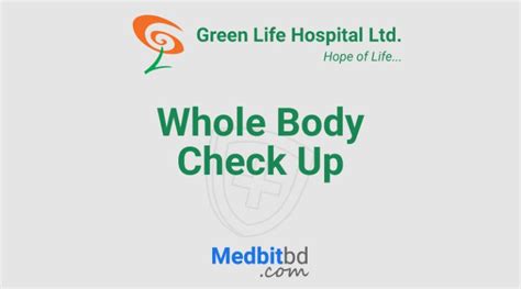 Whole Body Check Up Medbitbd