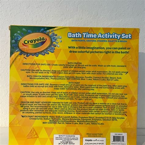 Crayola Bath Skin And Hair Bath Time Activity Set Crayola Poshmark