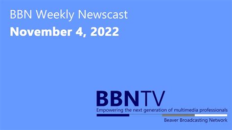 Schs Weekly Newscast November 4 2022 Youtube