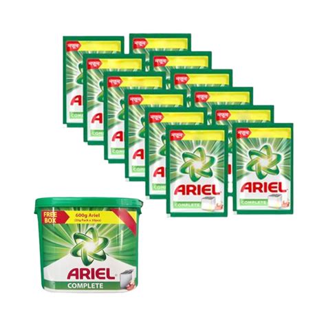 Ariel Complete Detergent Washing Powder 20 gm (Free Box) - Online ...