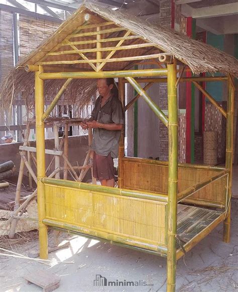 Gazebo Minimalis Gazebo Bambu Ide Tepat Untuk Taman Hunian Kamu