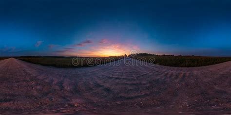 Full Seamless Spherical Hdri Panorama Degrees Angle View On Asphalt