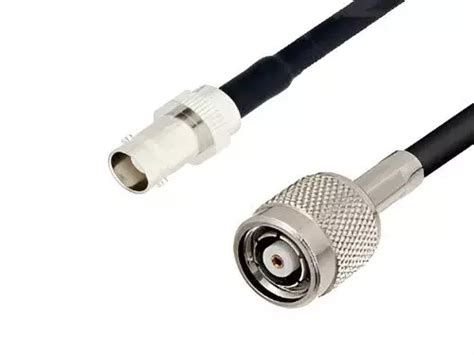 BNC Female To RP TNC Male LMR 400 Cable Assembly McGill Microwave Systems